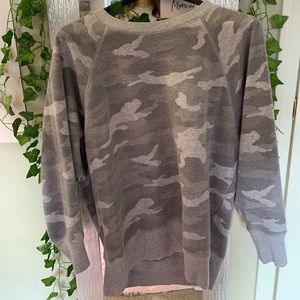 aerie camo sweater